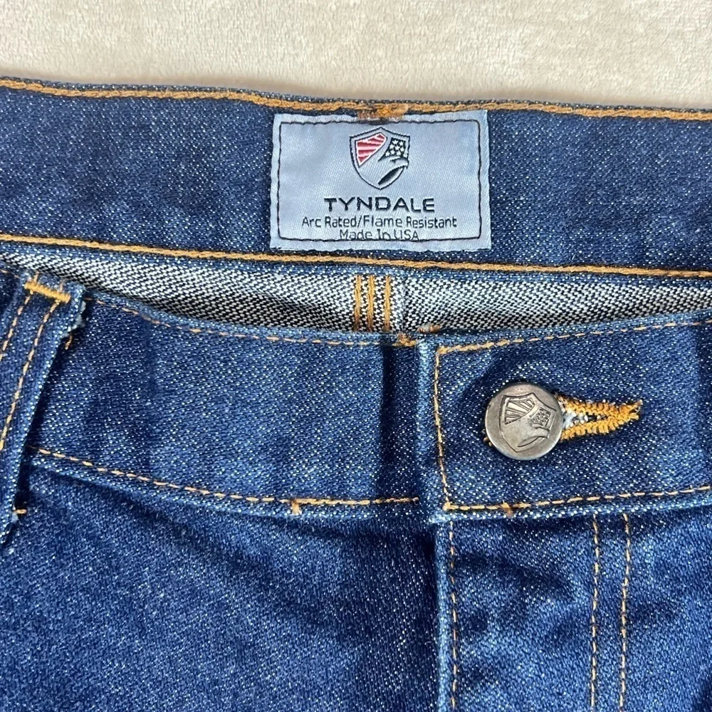 NWT Tyndale Madd in USA Arc Rates Flame Resistant 38W Denim Jeans Old stock